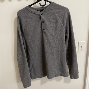 Grey Henley Long Sleeve
